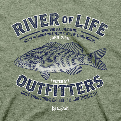 Kerusso Christian T-Shirt Fishing River