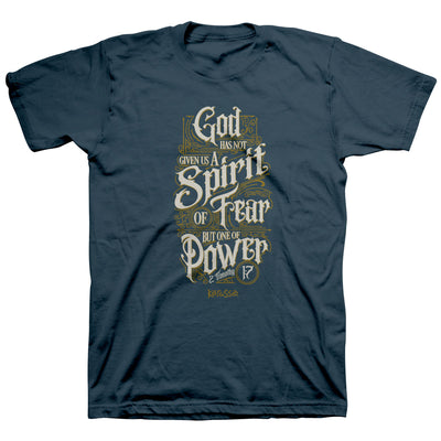 Kerusso Christian T-Shirt Spirit Of Power Scrolls