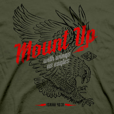 Kerusso Christian T-Shirt Mount Up Eagle