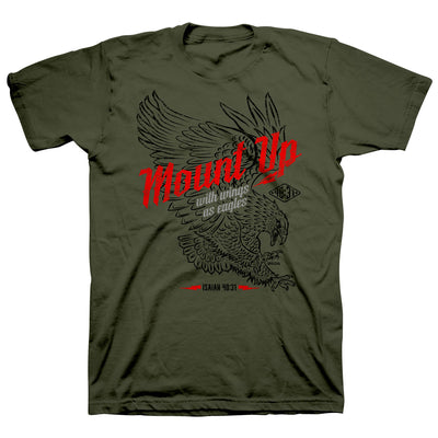 Kerusso Christian T-Shirt Mount Up Eagle