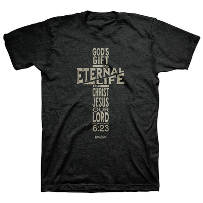 Kerusso Christian T-Shirt Eternal Life Cross