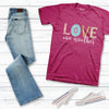 Kerusso Womens T-Shirt Love Concho