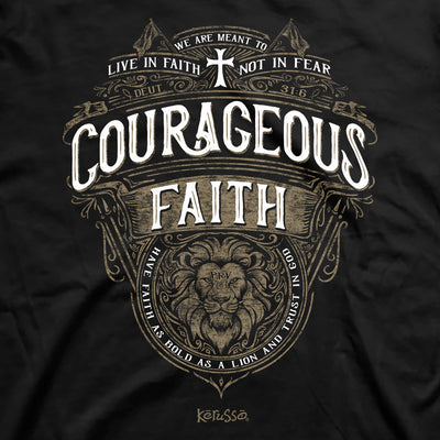 Kerusso Christian T-Shirt Courageous Faith