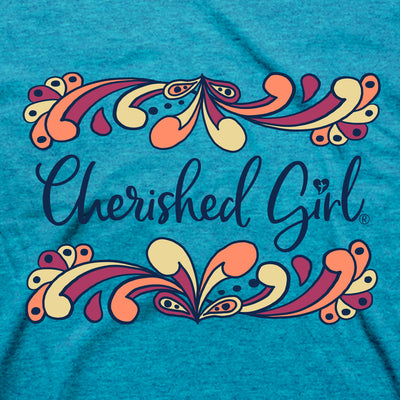 Cherished Girl Womens T-Shirt Peace