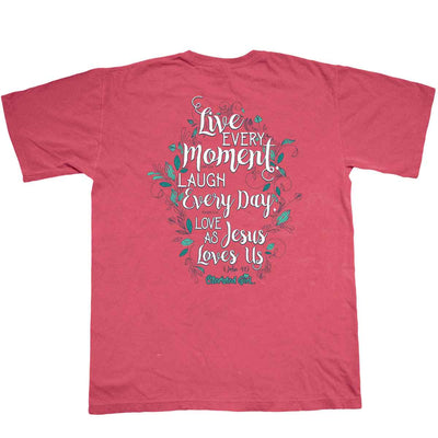 Cherished Girl Womens T-Shirt Live Every Day