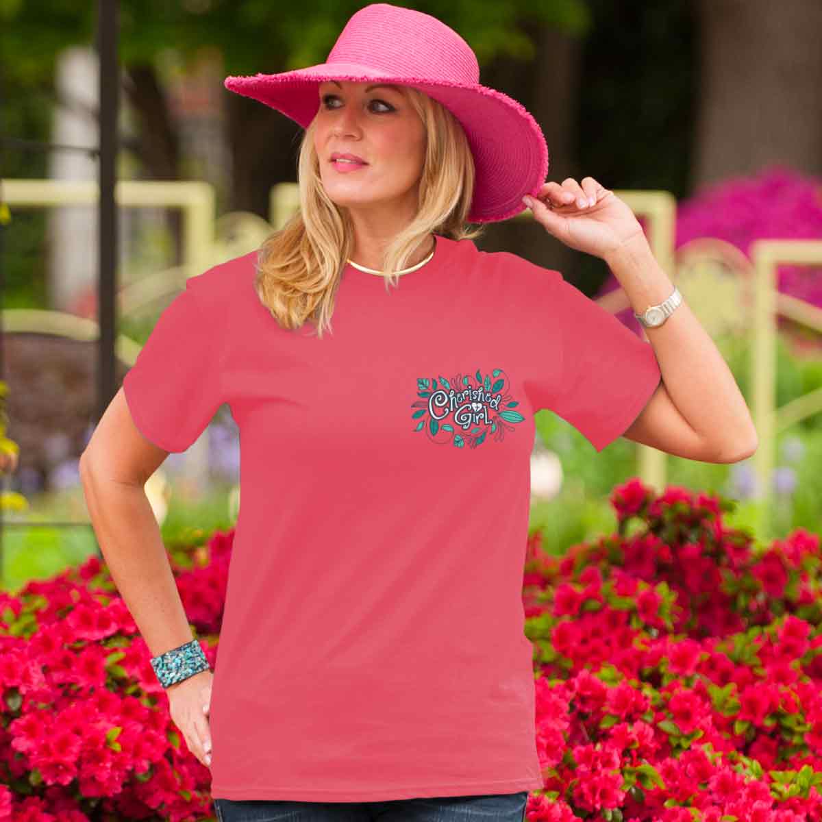 Cherished Girl Womens T-Shirt Live Every Day - Kerusso Wholesale