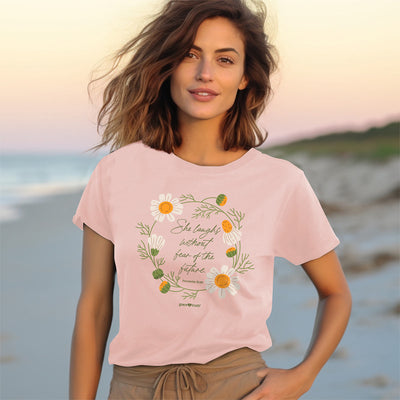 grace & truth Womens T-Shirt Laugh Daisies
