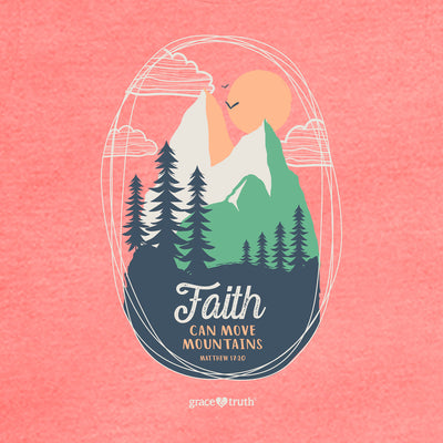 grace & truth Womens T-Shirt Faith Mountains