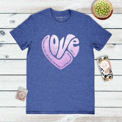 grace & truth Womens T-Shirt Love Heart