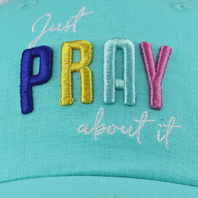 grace & truth Womens Cap Just Pray About It