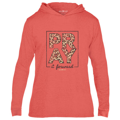 grace & truth Womens Hooded T-Shirt Pray It Forward