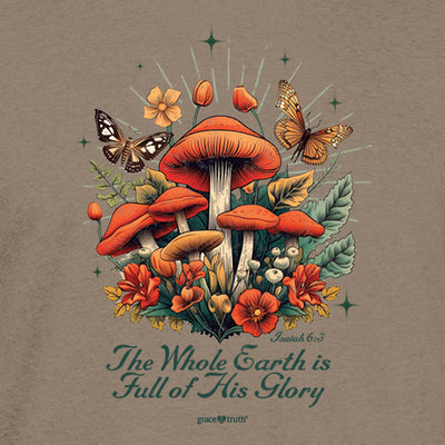 grace & truth Womens Hooded T-Shirt Mushrooms