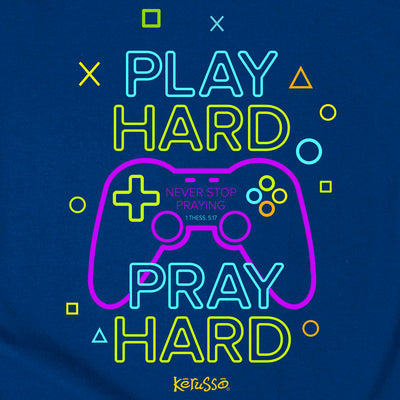 Kerusso Kids T-Shirt Play Hard Gamer