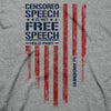 HOLD FAST Mens T-Shirt Censored Speech