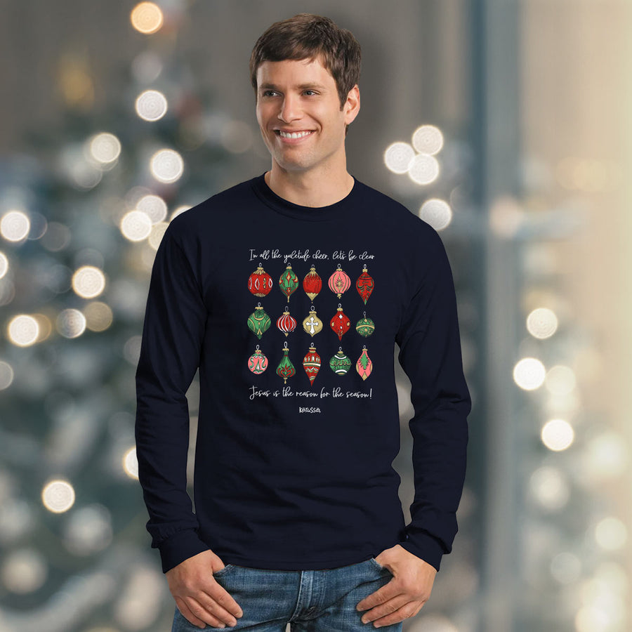 Kerusso Christmas Long Sleeve T-Shirt Ornaments