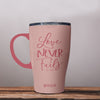 Kerusso 15 oz Stainless Steel Mug With Handle Love Never Fails