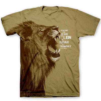 Kerusso Christian All-Over Print T-Shirt Lion