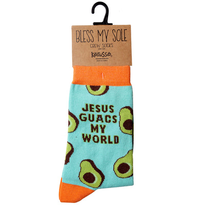 Bless My Sole Socks Jesus Guacs My World